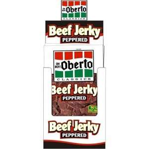 Oberto, Jerky Beef Thin Peppered Grocery & Gourmet Food