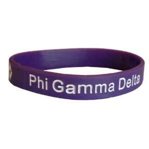  Phi Gamma Delta (Fiji) Silicone Wristband   Two Pack 