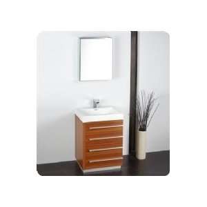   24 Modern Bathroom Vanity w/ Medicine Cabinet