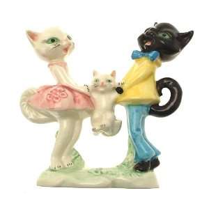  c1961 Goebel cat figurine   white and black cat with 