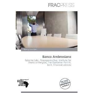  Banco Ambrosiano (9786136609096) Harding Ozihel Books