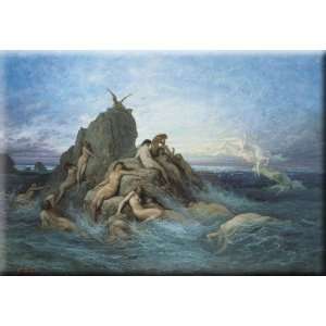   de la mer) 16x11 Streched Canvas Art by Dore, Gustave
