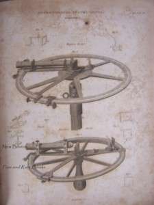 1820 ASTRONOMY ASTRONOMICAL INSTRUMENTS Amazing PLATES  