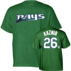  Scott Kazmir Green Majestic Player Name and Number Tampa 