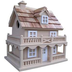  Colonial Cottage Taupe Birdhouse