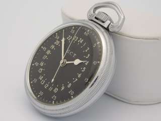   Air Force / Army Navigation Master GCT Pocket Watch W/ Box  