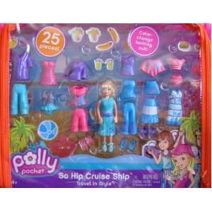  Polly Pocket Travel In Style So Hip Cruise Ship 25 Pce 