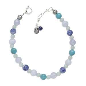  Palette of Soft Blues Bracelet: Jewelry