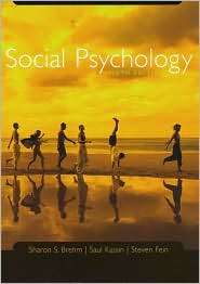 Social Psychology   Text Only, (061840337X), Sharon S. Brehm 