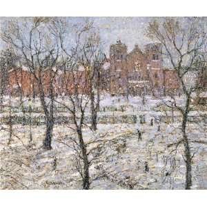 Hand Made Oil Reproduction   Ernest Lawson   32 x 26 