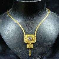 Damaskos 18k Solid Gold Iraklion Athena Necklace  
