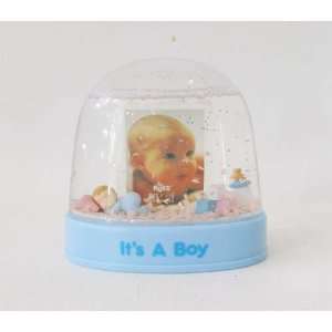  Russ Its A Boy Water Globe Photo Frame Baby