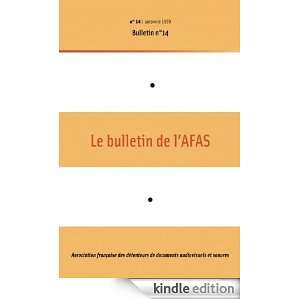 14  1999   Bulletin n°14   AFAS (French Edition) Association 
