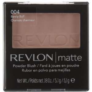  Revlon Matte Powder Blush Barely Buff (004) Barely Buff 