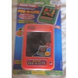 Jaru Pocket Travel Peg a lite Game #3269 2 Aa Batteries 