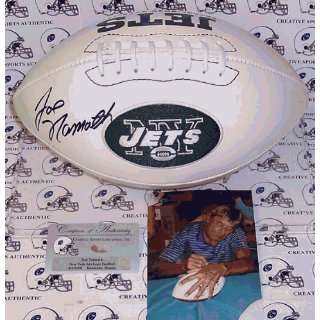  Autographed Joe Namath Ball     Full Size Fotoball Sports 