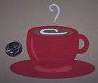 Coffee or Hot Chocolate Cup Quickutz Sizzix Die Cuts  