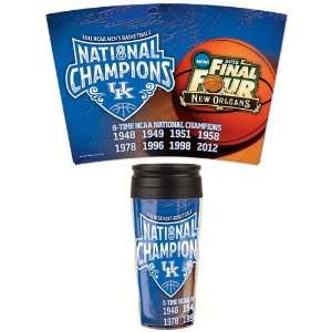  University of Kentucky NCAA Champions Travel Mug Contour 