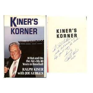  Ralph Kiner Autographed Kiners Korner Book Sports 