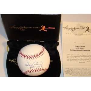  Gary Carter HOF 03 SIGNED Baseball RJ COA MINT: Sports 