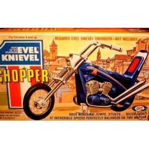  1975 EVEL KNIEVEL IDEAL CHOPPER in original box 