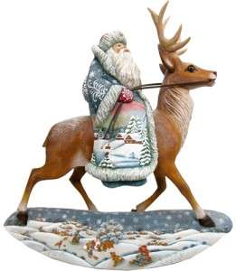 DeBrekht Santa NORTHERN TRAVELS #51123 New Free Ship DeBrekht Santa 