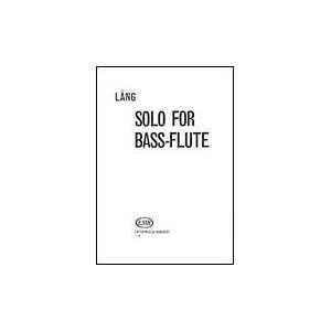  Solo for Bass Flute