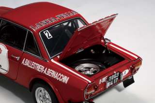 AUTOart 1/18 Lancia Fulvia HF 1600 #2 San Remo Rally 1972 87219  