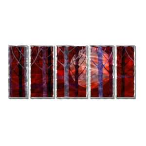 Metal Wall Art Tree With Unique Visual Movement! Abstract Wall Hanging 