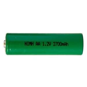  AA 2700 mAh NiMH Rechargeable Battery Green Sleeve 