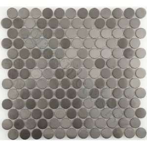  Nickels Circles Gun Metal Kitchen Brushed Metal   17095 