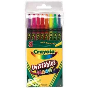  Crayola Twistable Crayons   Neon Colors Toys & Games