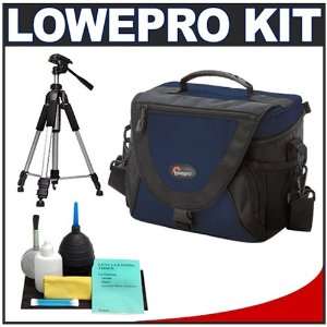  Lowepro Nova 3 AW (Navy Blue) Bag + Cleaning Kit + Tripod 