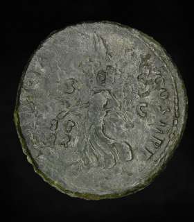   of an As of the emperor Trajan, dating to approximately 98 117 AD