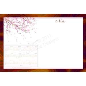 DESIGNER DESK PAD   CHERRY BLOSSOMS: Office Products