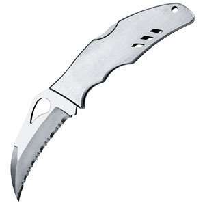  Spyderco   Byrd Crossbill, Aluminum Handle, ComdoEdge 