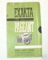 Exakta Pageant (Catalogue) Vol. 4 ~ VX IIA Era   Avg  