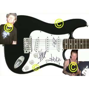  Stone Sour Autographed Signed Guitar & Proof: Everything 