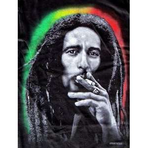 Bob Marley T Shirt Smoking 