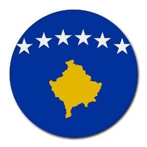  Kosovo Flag Round Mouse Pad: Office Products