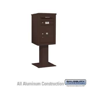    Alone Parcel Locker   1 PL5 with Outgoing Mail Compartment   Bronze