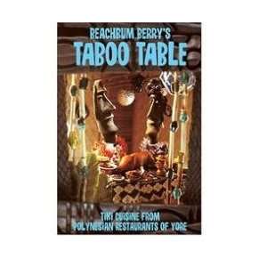  Beachbum Berrys Taboo Table Tiki Cuisine Book Kitchen 
