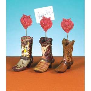  Cowboy Boot Card Holder: Toys & Games