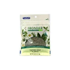  Thyme Leaf Flakes Organic Pouch   0.43 oz,(Frontier 
