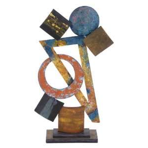  Unique Colourful Metal Abstract Sculpture: Home & Kitchen