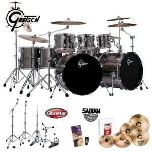   Pack, Sabian B8 Pro Power Cymbal Set, Evans Drumset Survival Guide