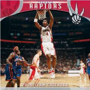  Toronto Raptors 12 x 12 2008 NBA Wall Calendar Sports 