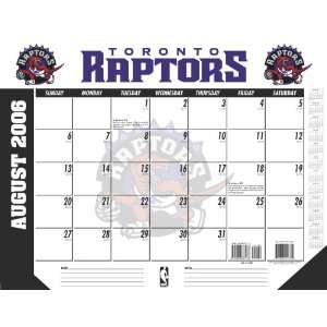  Toronto Raptors NBA 2006 2007 Academic/School Desk Calendar 