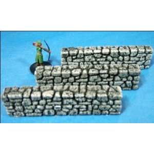  Rubber Fieldstone Walls Granite 28mm Miniature Terain 