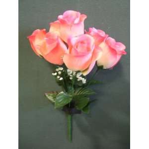  Tanday (Beauty) 4 Rose Bud Wedding Bouquet. Everything 